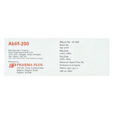ABLIF 200 Tablet 10's - Bacterial Infections-Cep