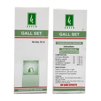 Adven Gall Set Drops 30 ml - Homeopathic Drops