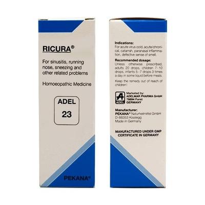 Adel 23 Ricura SINUSITIS Drops 20 ml - Homeopathic Drops