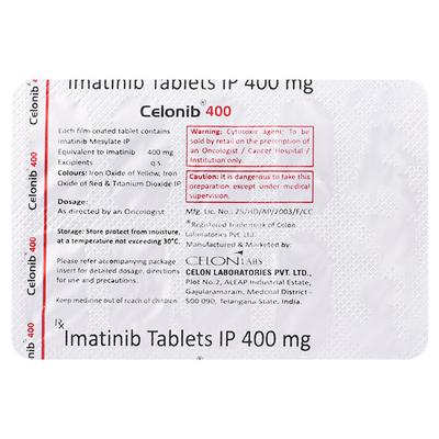 Celonib 400Mg Tablet 10's - Cancer Oncology-Tar