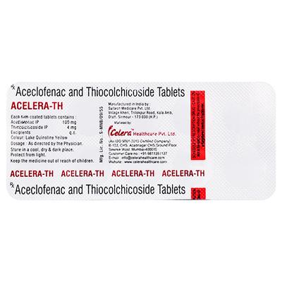 ACELERA TH Tablet 10's - Muscle Spasm-Mus