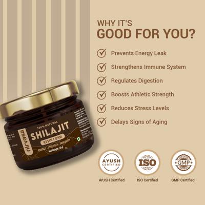 Nirvasa Shilajit Resin (Pack of 3 x 20 gm) 1's - Sexual Care