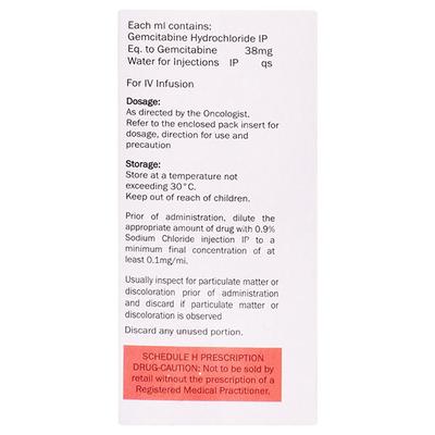 GEM RTU 1gm Injection 1's - Cancer Oncology-Cyt
