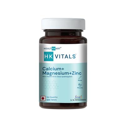 HealthKart HK Vitals Calcium + Magnesium + Zinc Tablet 60's - Multi-Vitamins
