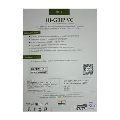 Hi Grip VC Advanced Compression Bandage (Soft) (15cm x 8cm) 1's - Bandages & Dressings