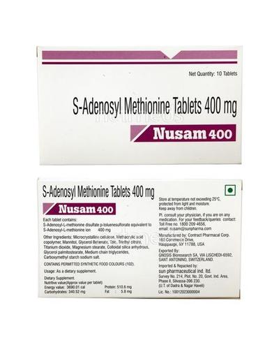 Nusam 400mg Tablet 10'S - Supplements-Ent