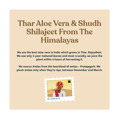 Kapiva Aloe + Shilajeet Juice 1 ltr - Sexual Healthcare