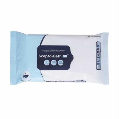 Sceptre Scepto Bath Antiseptic Bed Bath Wipes (SBW02) 10's - Tissues & Wipes