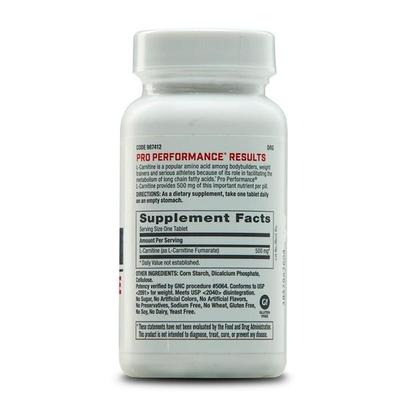 GNC L-Carnitine 500 mg Softgel Tablets 60's - Amino Acids