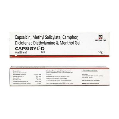 Capsigyl D Gel 30gm - Pain relief-Nsa