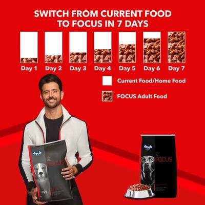 Drools Focus Adult Super Premium Dry Dog Food, Chicken 4000 gm - Petfood