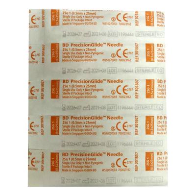 BD Precision Glide Needle (0.5 mm x 25 mm) (25 G) 1's - Surgical Instruments