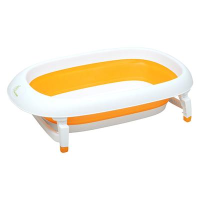 R for Rabbit Bubble Double Elite Baby Bath Tub - Orange - Bathing Essentials