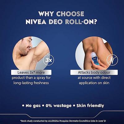Nivea Men Roll On Deodorant - Fresh Active 50 ml - Men Deodorants/Roll-Ons
