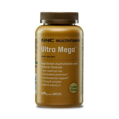 GNC Women's Ultra Mega Multivitamin Veg Capsule 180's - Multi-Vitamins