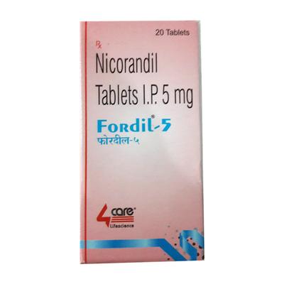 FORDIL 5mg Tablet 20's - Angina