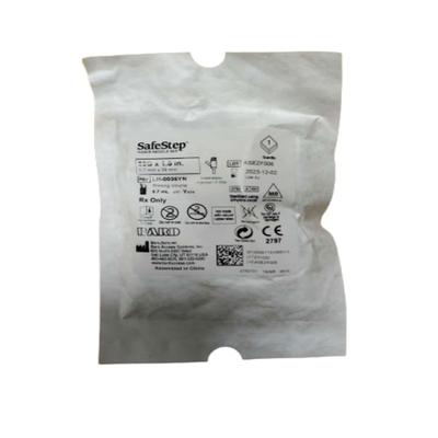 Bard Safestep Huber Needle Set (22 G x 1.5 In) ( 0.7 mm X 38 mm ) (LH-0036YN) 1's - Syringes & Needles