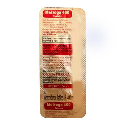 METROGA 400 Tablet 10's - General-P
