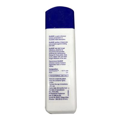 CLOCIP Dusting Powder 100gm (N) - Fungal Infections-Taa