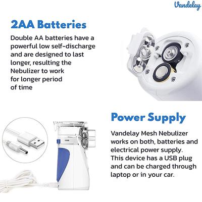 Vandelay Nano Atomizer Nebulizer - White - Nebulizer & Vaporizer