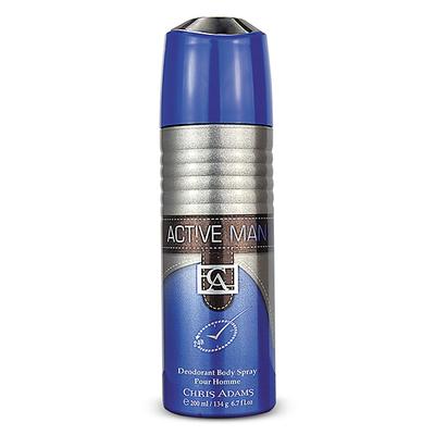 Chris Adams Active Man Gift Set (Perfume 100 ml & Deodorant Body Spray 200 ml) 1's - Perfumes (Edt/Edp)