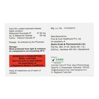 Prolovas Xl 50Mg Tablet 10's - Hypertension-Bet