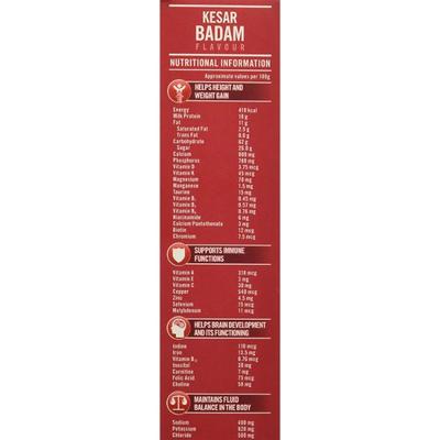Complan Kesar Badam Flavour Powder (Refill Pack) 500 gm - Kids Nutrition