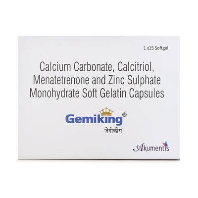 GEMIKING Capsule 15's - Supplements-Sup