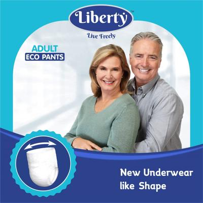 Liberty Eco Adult Diaper Pants (L) 10's - Adult Diapers & Pads