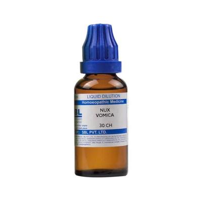 SBL Nux Vomica 30 Liquid 30 ml - Dilutions