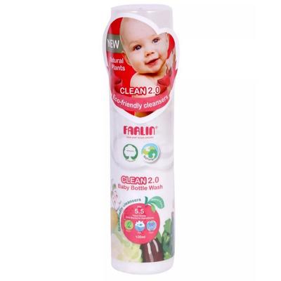 Farlin Clean 2.0 Baby Bottle Wash Liquid 100 ml - Baby Safety