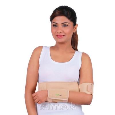 Wellon Elastic Shoulder Immobilizer Support- Ring Type (L) - Abdomen/Neck/Arm/Elbow Supports