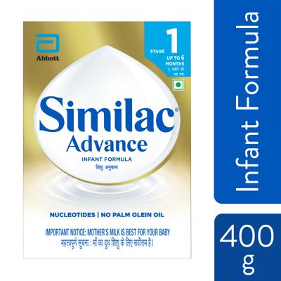 Similac Advance Infant Formula Stage 1 Powder - Refill Pack 400 gm - Baby And Infant Supplements