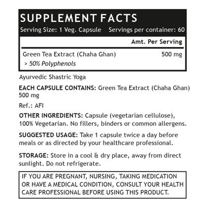 INLIFE Green Tea Extract Capsule 60's - Weight Loss