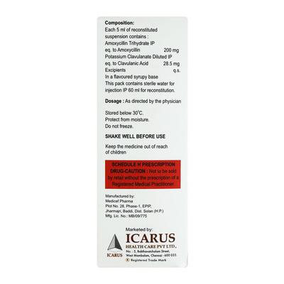 Laciclav Dry Syrup 60ml - Bacterial Infections-Pen