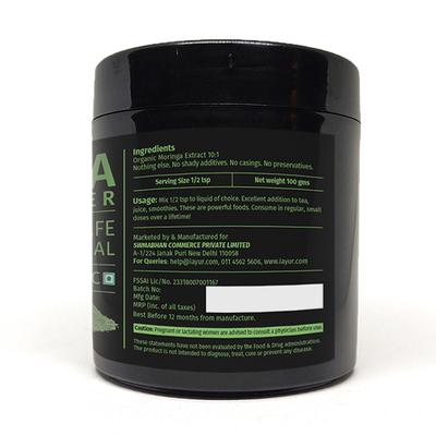 iAYUR Moringa Extract Powder 100 gm - Herbal Dietary Supplement