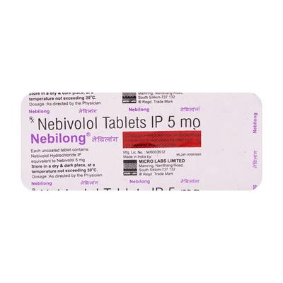 Nebilong 5mg Tablet 10'S - Hypertension-Bet