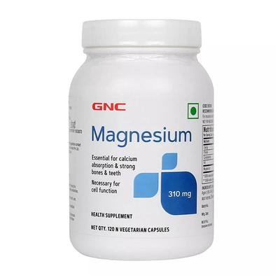 GNC Magnesium 310 mg Capsule 120's - Calcium And Minerals