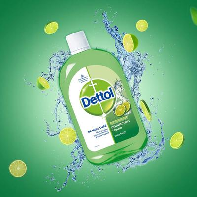 Dettol Effective Protection Disinfectant Liquid - Lime Fresh 1000 ml - Others
