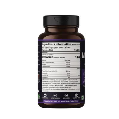 Boldfit Melatonin Tablet 60's - Mental Health