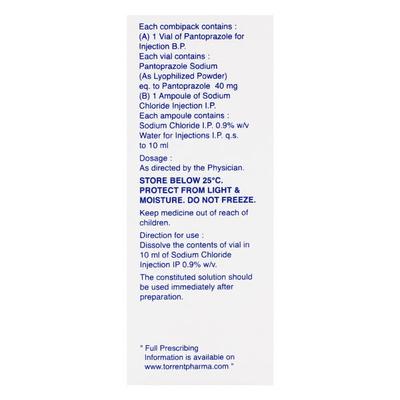 PANSPED IV 40mg Injection 1's - Ulcer/Reflux/Flatulence-Aaa