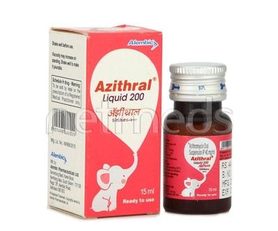 Azithral 200mg Syrup 15ml - Bacterial Infections-Mac