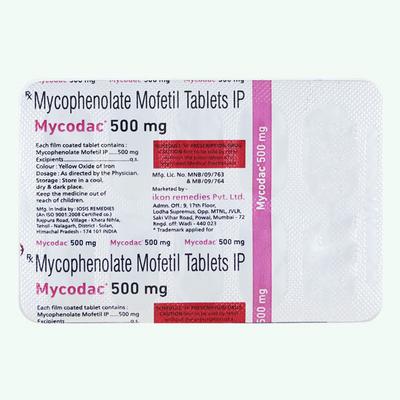 MYCODAC 500mg Tablet 10's - Auto Immune Disease-Imm