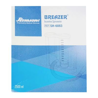 Romsons Breazer 2500 Incentive spirometer Exerciser (SH-6083) 1's - Respiratory Care
