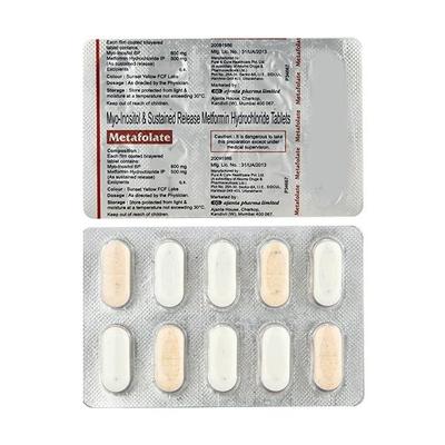 Metafolate Tablet 10'S - Supplements-Vam