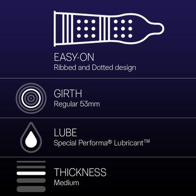 Durex Condoms - Mutual Climax 3's - Plain/Flavoured Condoms