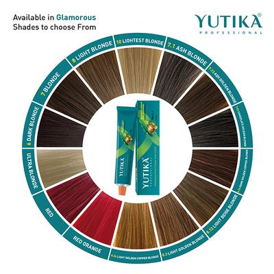Yutika Creme Hair Color - Red Orange 100 gm - Crème