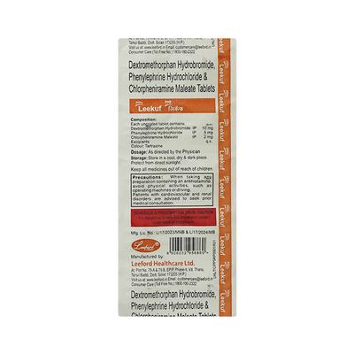 LEEKUF NEO Tablet 10's - Cough And Cold-Cou