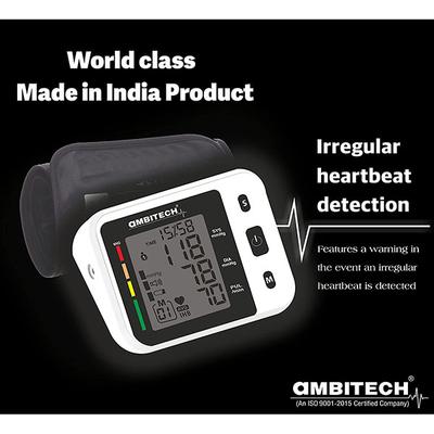 Ambitech Digital Automatic Blood Pressure Monitor With USB Port - Blood Pressure Monitor Device