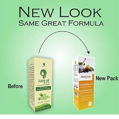 Mukti Gold Herbal Hair Oil 200 ml - Hair Oils